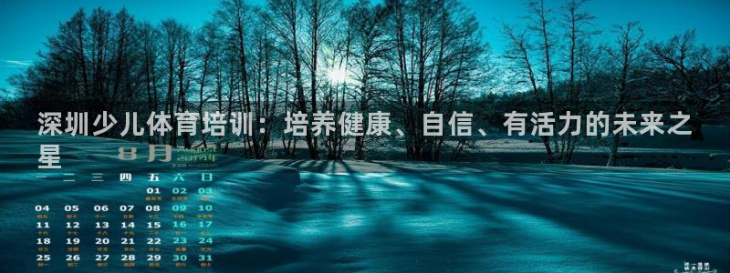 尊龙官网手机版：深圳少儿体育培训：培养健康、自信、有